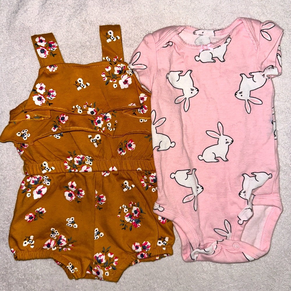 Romper and Onesie (Size: 3M)
